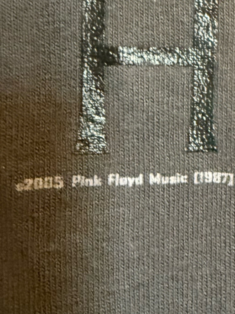 Vtg Pink Floyd 'Wish You Were Here Graphic Tee Charcoal y2k vintage mens xl - Picture 3 of 7